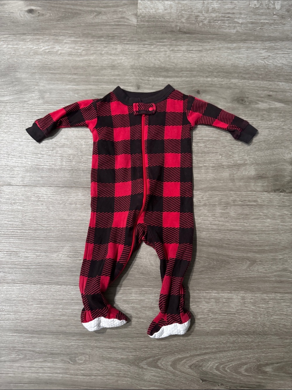Gerber Plaid Footie Pajama